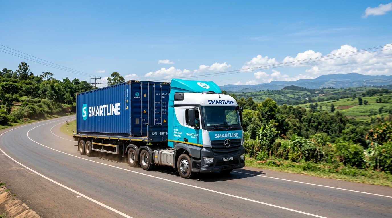 Container Transport Truck
